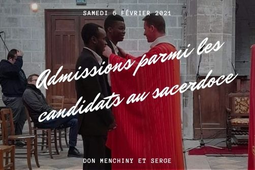 Admission parmi les candidats au sacerdoce de Serge et Don Menchiny