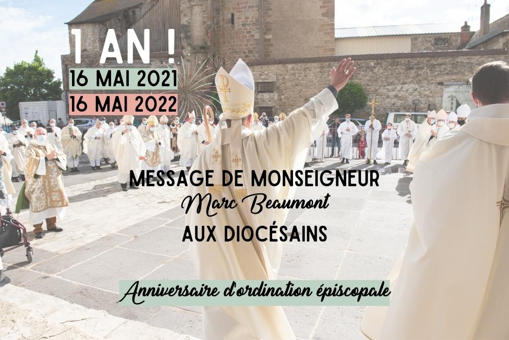Anniversaire d'ordination épiscopale de Mgr Beaumont