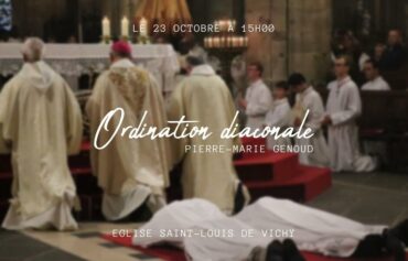 Ordination diaconale – Vichy