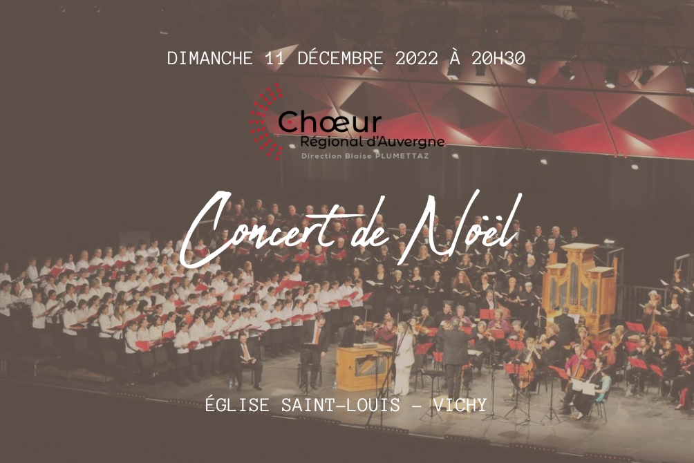 Concert de Noël par le chœur Régional d'Auvergne