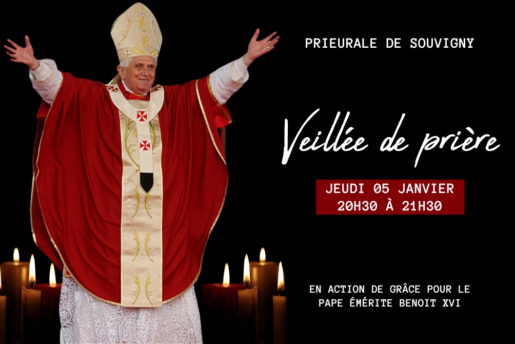 Veillée de prière pour Benoit XVI