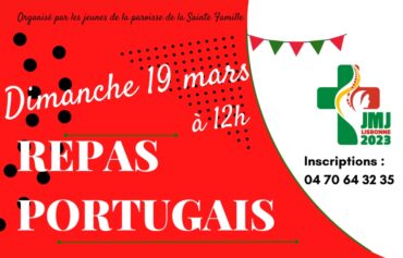 Repas Portugais par les jeunes de la paroisse de la Ste Famille