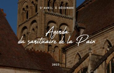 Agenda 2023 du sanctuaire de la Paix à Souvigny
