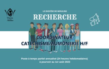 Offre d’emploi : Coordinateur catéchisme/aumônerie h/f