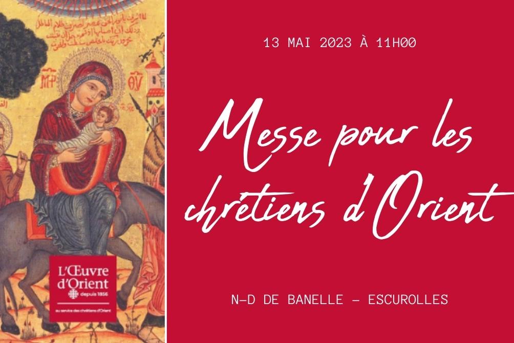 Messe pour les Chrétiens d'Orient à Banelle