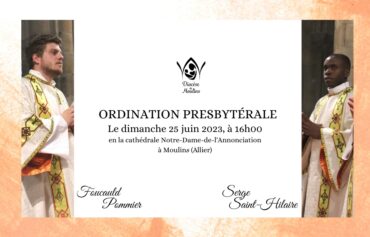2 ordinations presbytérales dans le diocèse de Moulins !