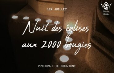 Nuit des églises aux 2000 bougies, à Souvigny