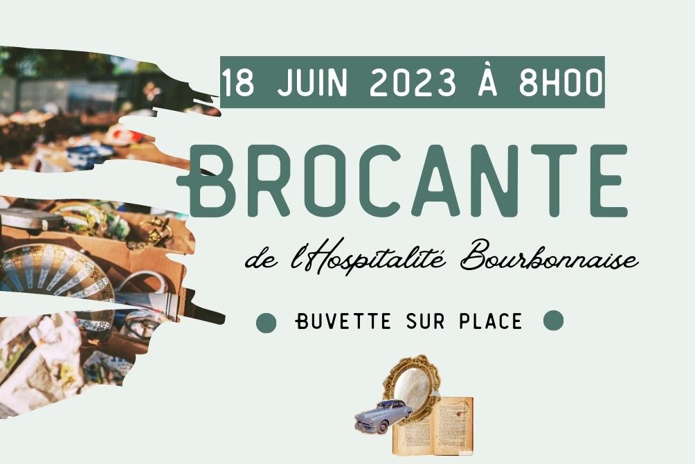 Brocante de l'hospitalité Bourbonnaise