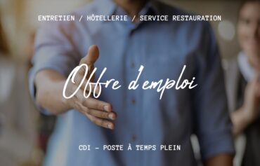Offre d’emploi Entretien / Hôtellerie / restauration