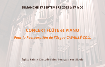 Concert pour la restauration de l’orgue