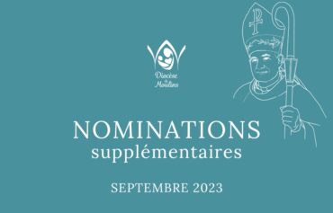 Nominations supplémentaires – Septembre 2023
