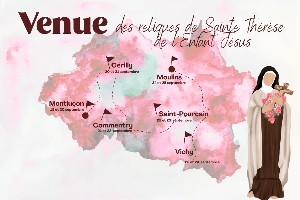 Pèlerinage des reliques de sainte Thérèse de Lisieux
