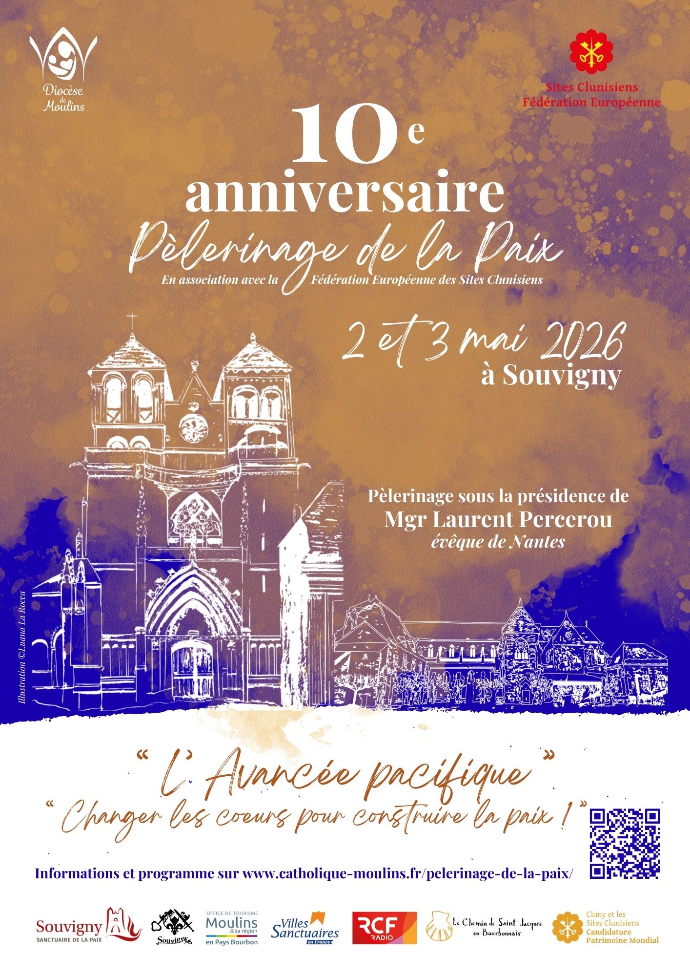 AFFICHE a4 Pèlerinage de la Paix 2026