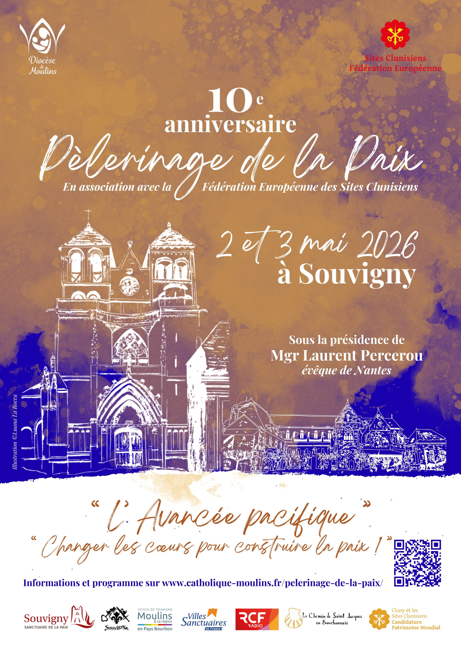 AFFICHE a4 Pèlerinage de la Paix 2026