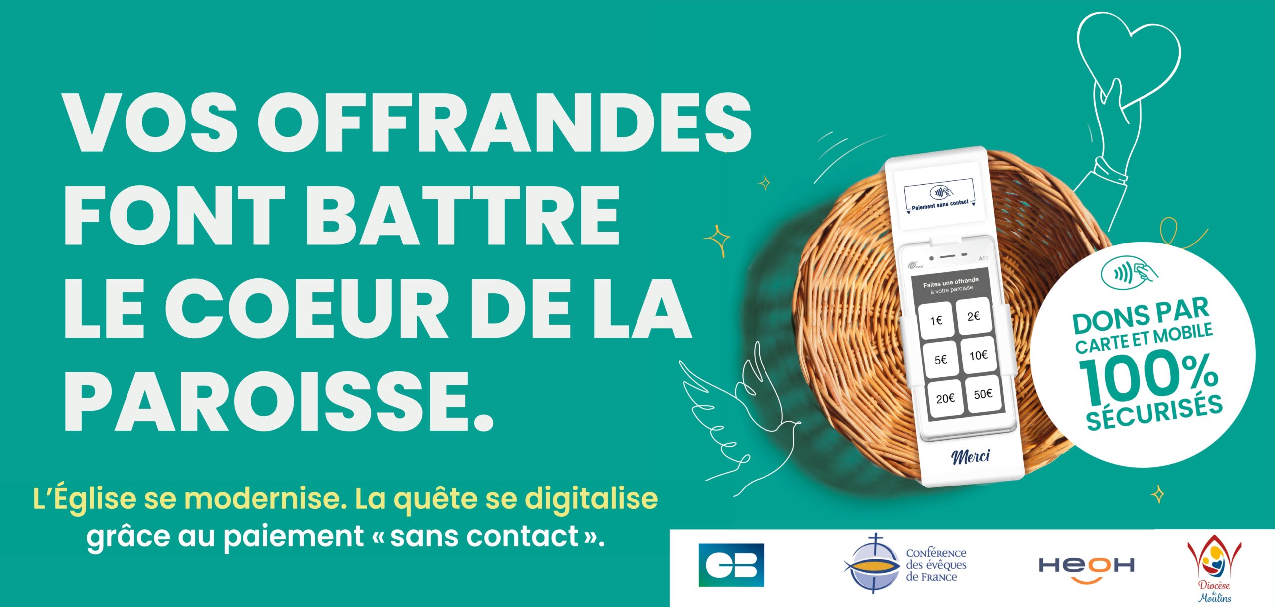 bandeau journaux paroissiaux QUETE CONNECTEE
