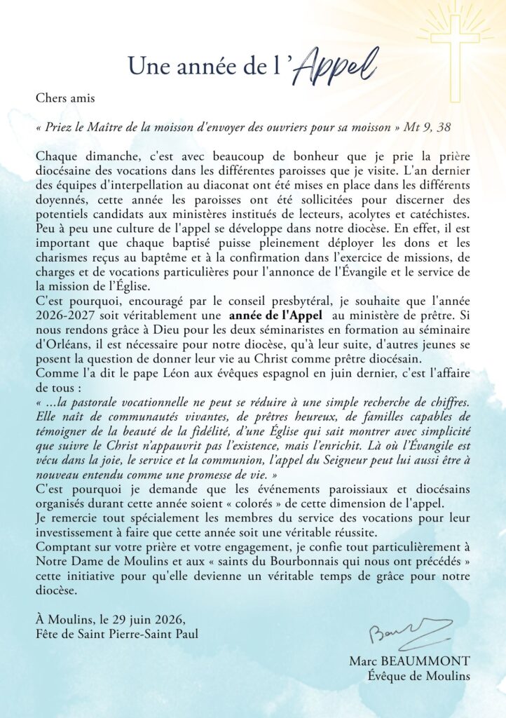 Année de l'Appel 2026-27